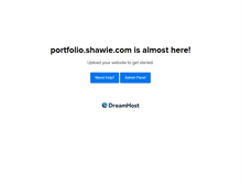 Tablet Screenshot of portfolio.shawie.com